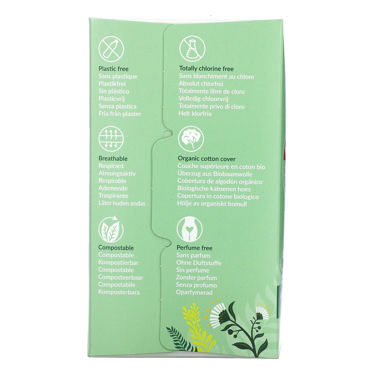 Natracare Normal Wrapped Panty Liners (1x18 Ct)-1