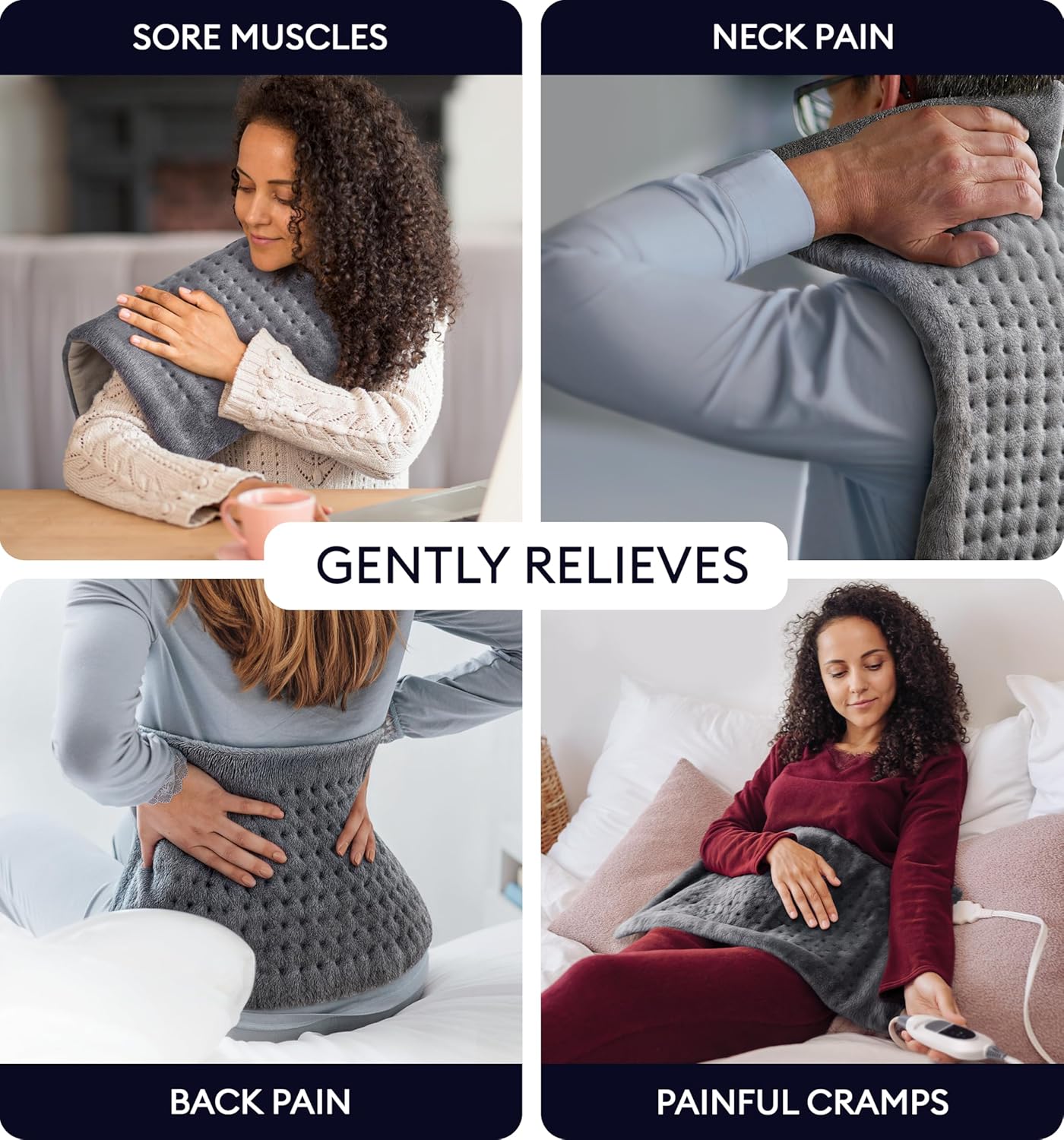 Heating Pad XL, Tabby Gray-1