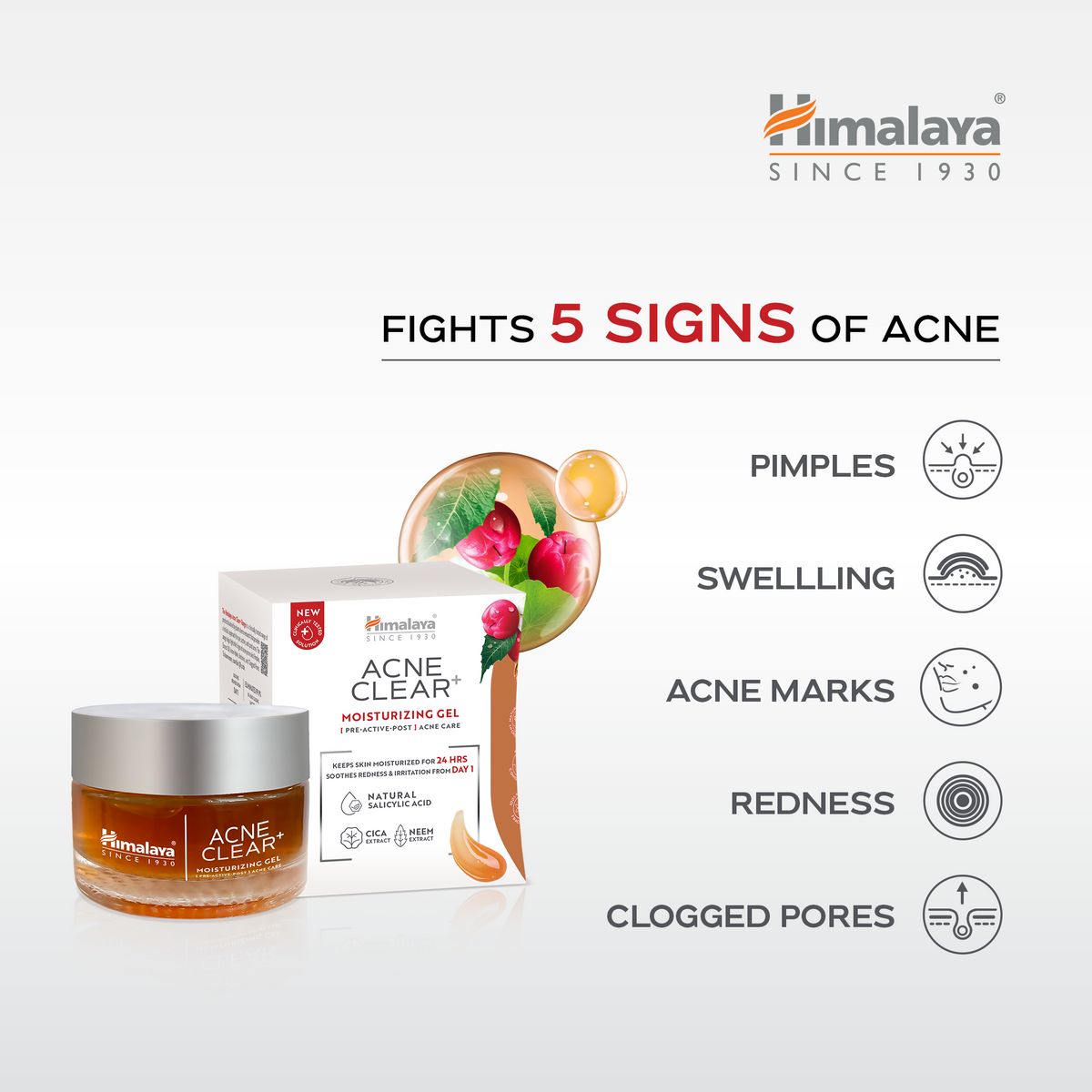 Himalaya Gel Hidratante Acne Clear+
