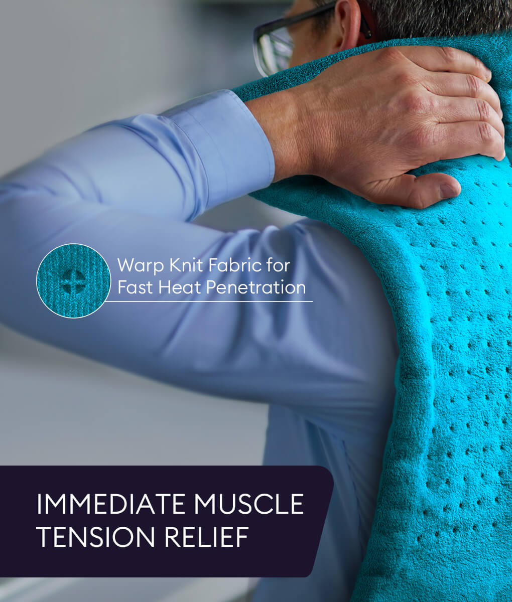 King Size Heating Pad XL Aqua Blue