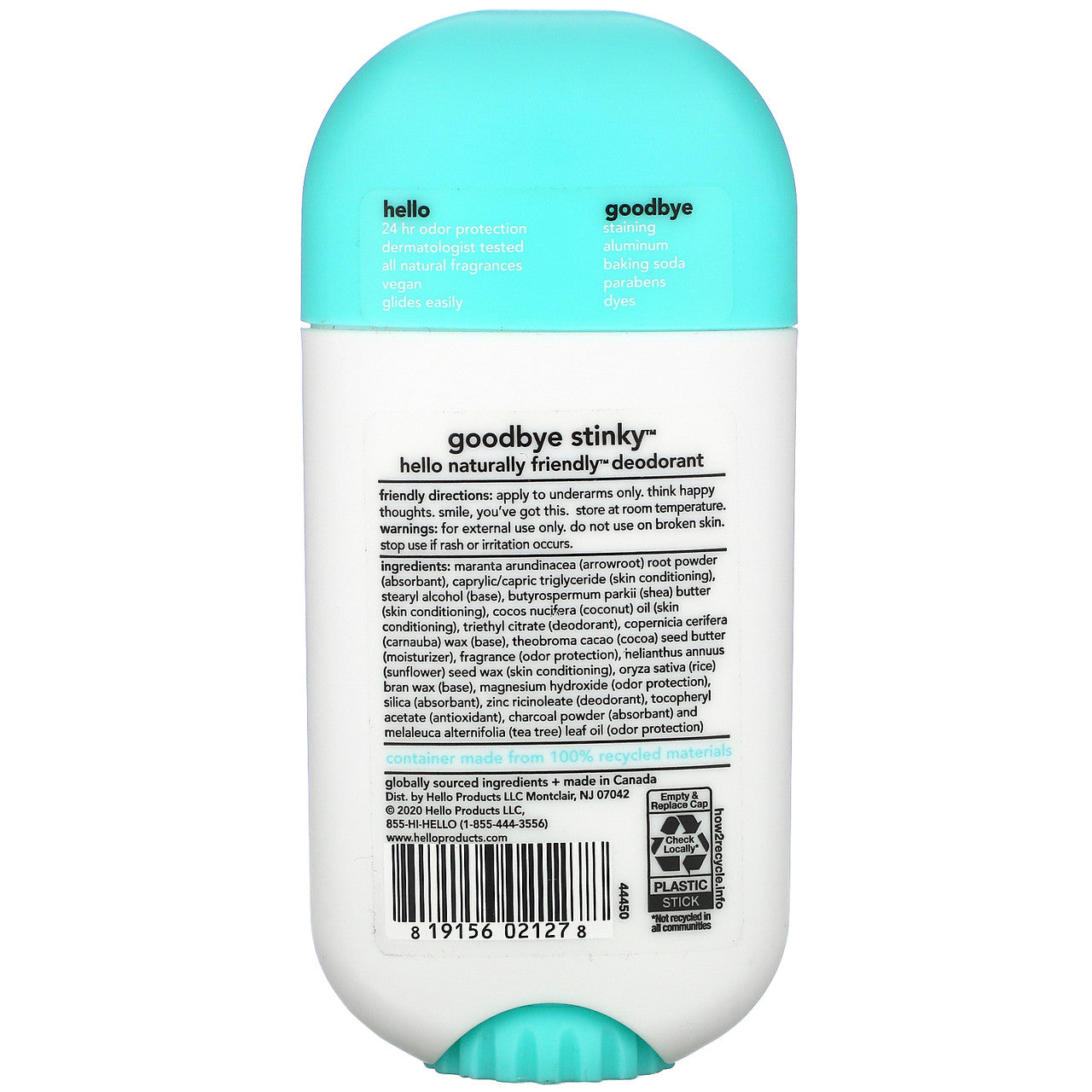 HEL DEOD ACTV CHRCL FRSH ( 1 X 2.6 OZ   )