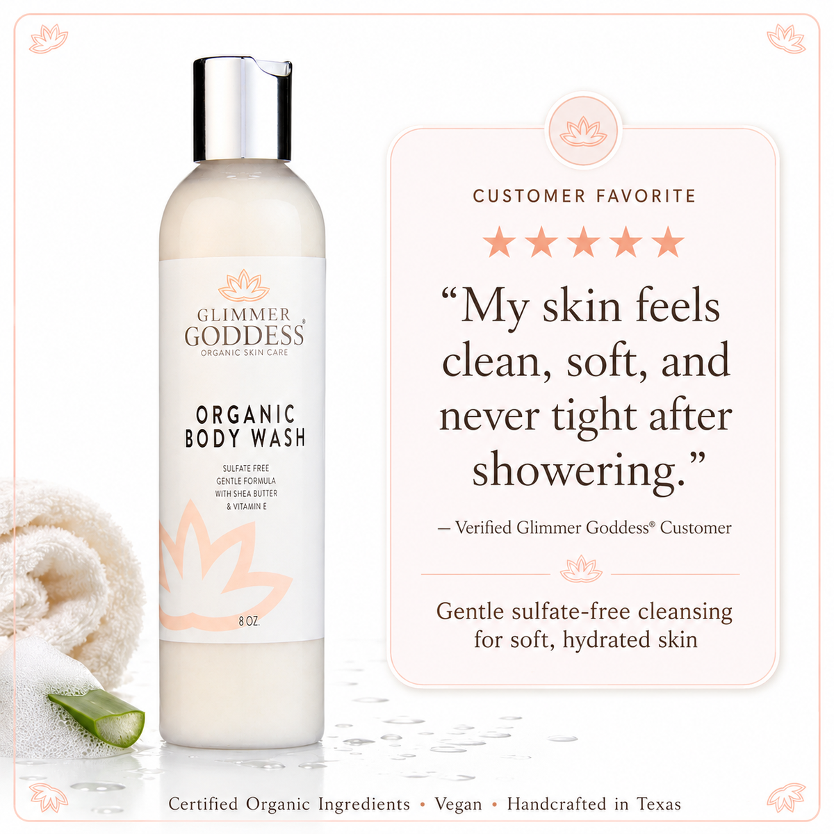 Organic Moisturizing Body Wash for Soft, Hydrated Skin-2
