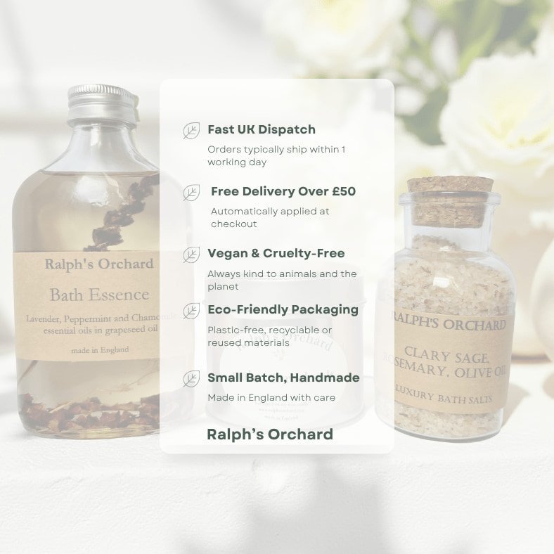 Lavender, Peppermint & Chamomile Bath Oil - 200ml-4